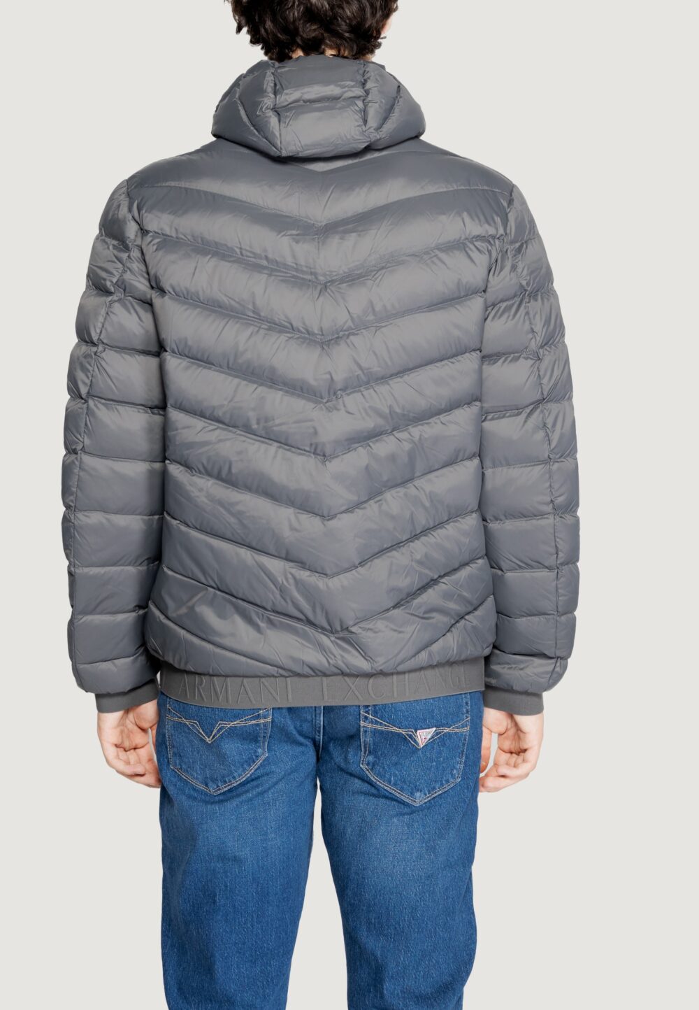 Piumino Armani Exchange Grigio Scuro - Foto 3