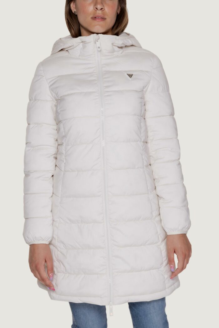 Piumino Guess Active new aleta long puffer Bianco