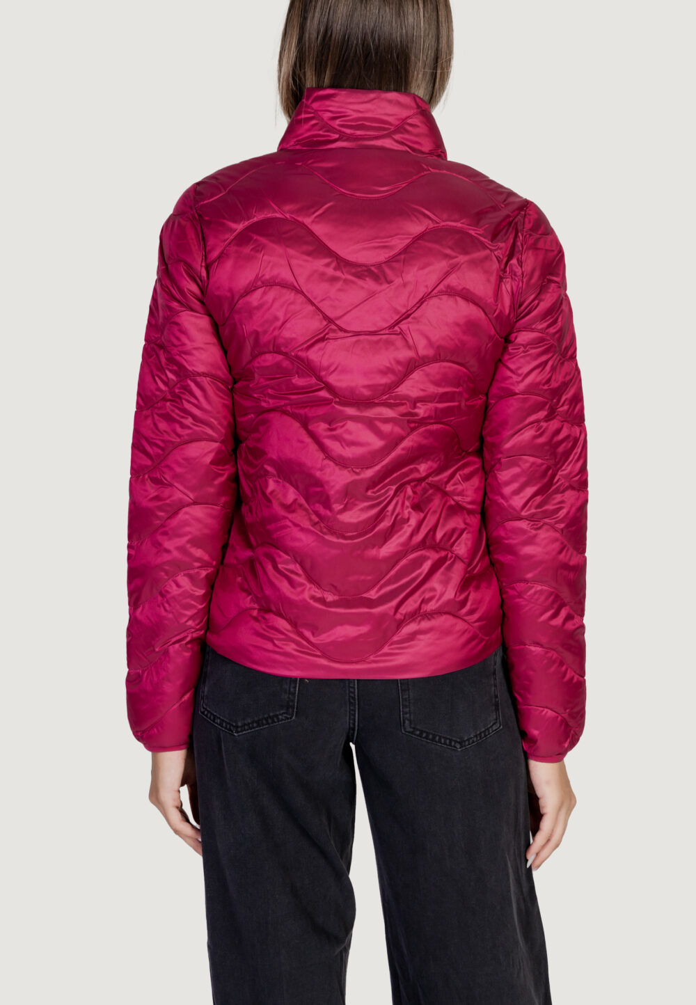 Piumino Only onlvega wave quilted cc otw Rosa - Foto 4