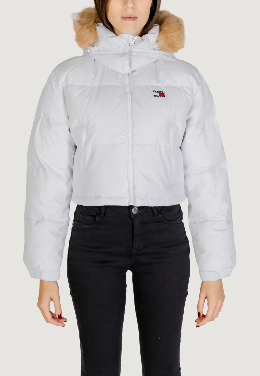 Piumino Tommy Hilfiger Jeans tjw crp alaska faux Bianco - Foto 5