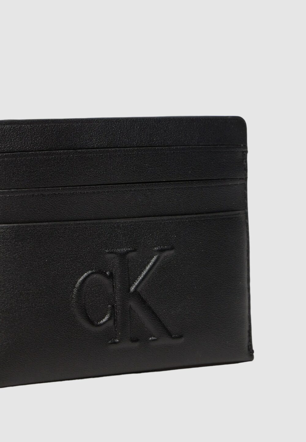 Portacarte Calvin Klein Jeans sculpted cardcase 6cc deboss Nero - Foto 3