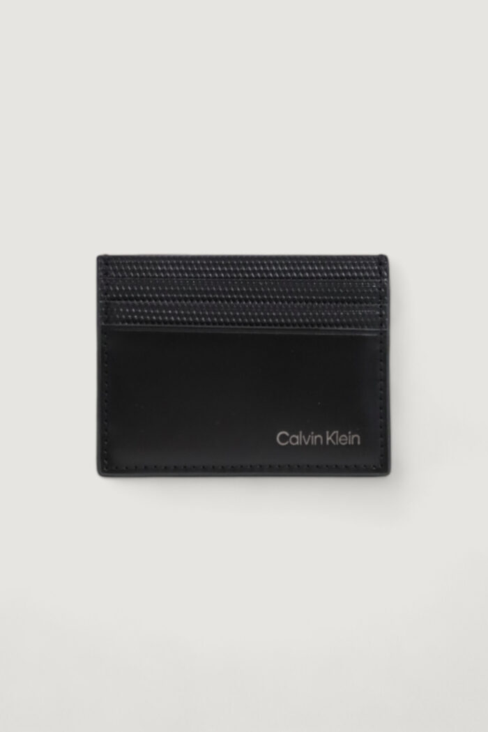 Portacarte Calvin Klein ck remote 6cc Nero