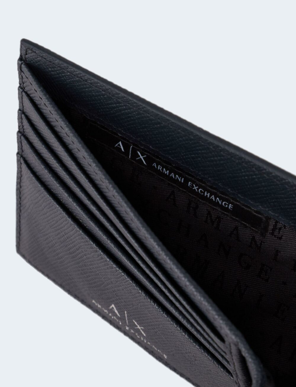 Portafoglio senza portamonete Armani Exchange Nero - Foto 4