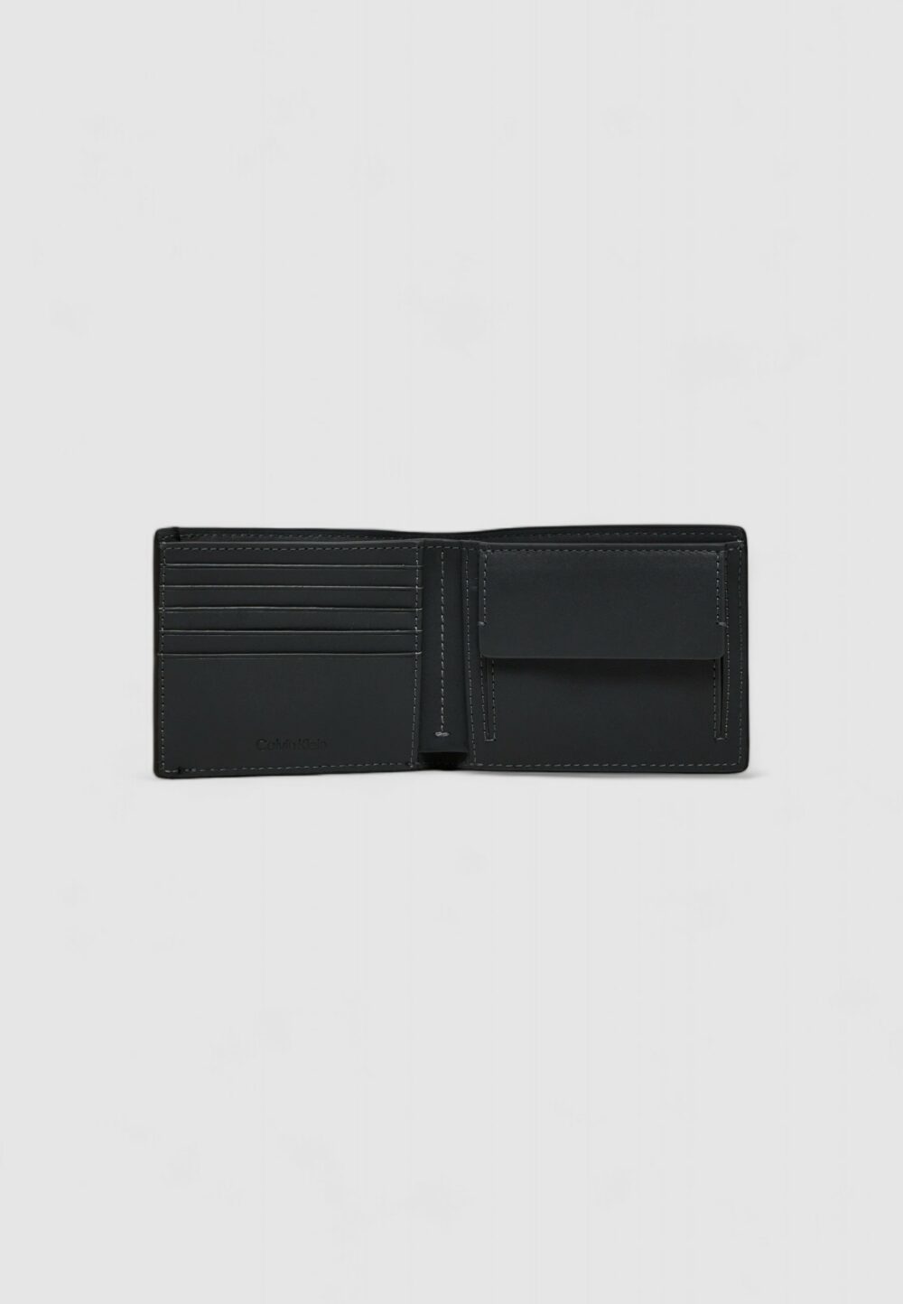 Portafoglio con portamonete Calvin Klein clean esntl bifold 5cc w/coin Nero - Foto 3