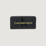 Portafoglio grande Calvin Klein Jeans zip around Giallo - Foto 1