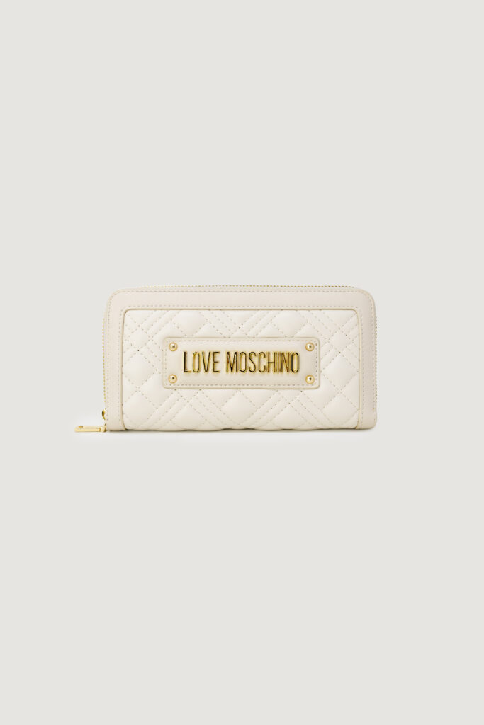 Portafoglio piccolo Love Moschino  Beige