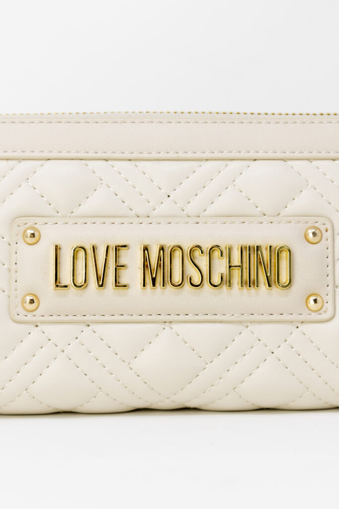 Portafoglio piccolo Love Moschino  Beige