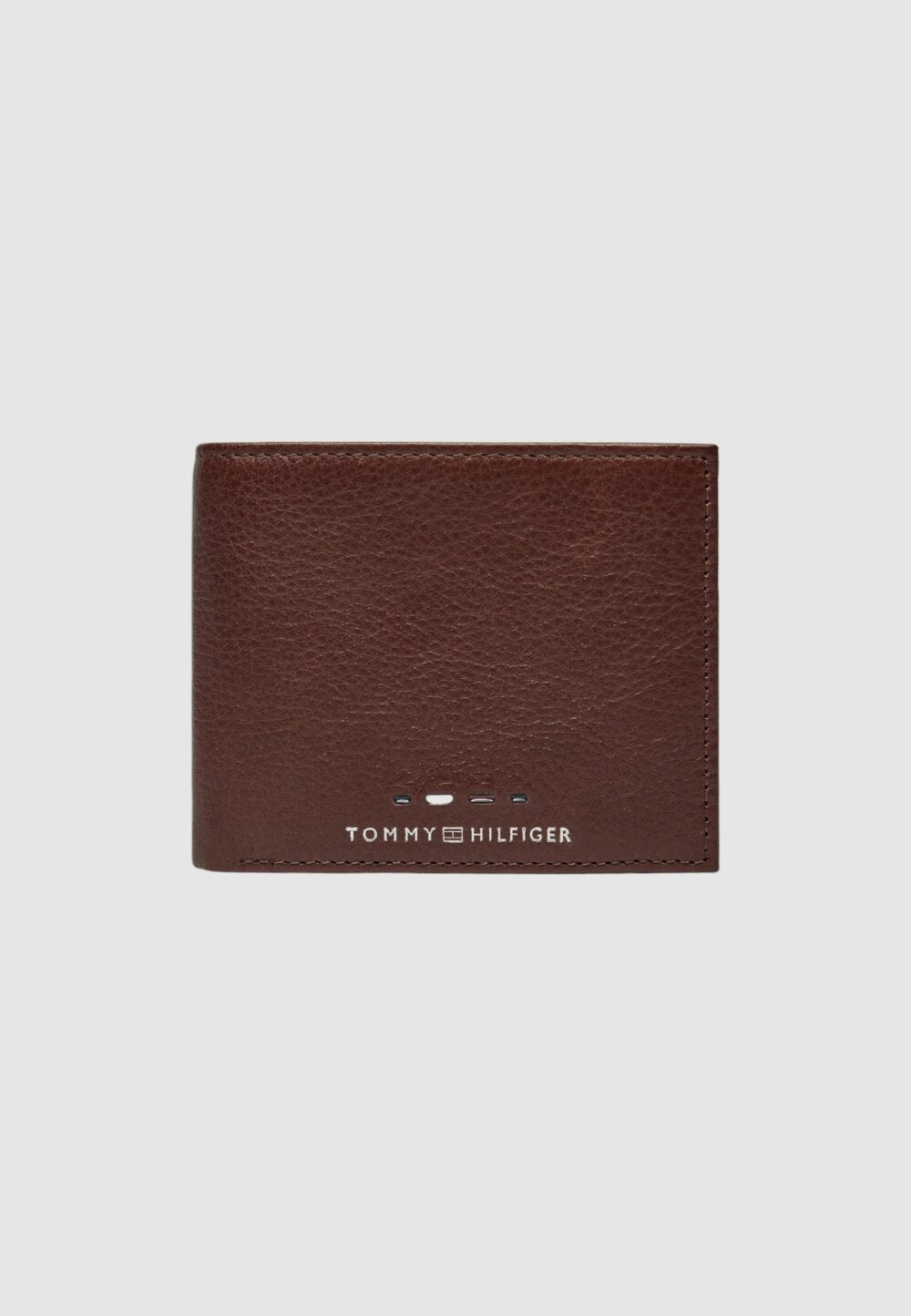 Portafoglio senza portamonete Tommy Hilfiger th premium mini cc wallet Marrone - Foto 1