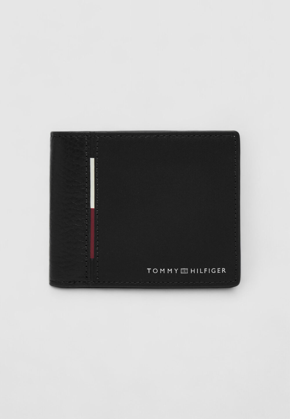 Portafoglio senza portamonete Tommy Hilfiger th casual mini cc wallet Nero - Foto 1