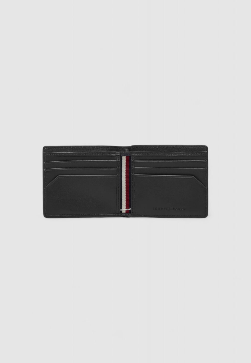 Portafoglio senza portamonete Tommy Hilfiger th casual mini cc wallet Nero - Foto 4