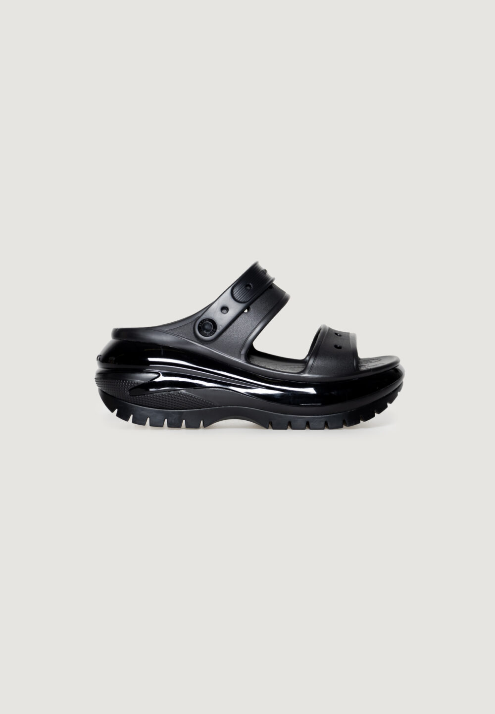 Sandali CROCS classic mega crush sandal Nero - Foto 1