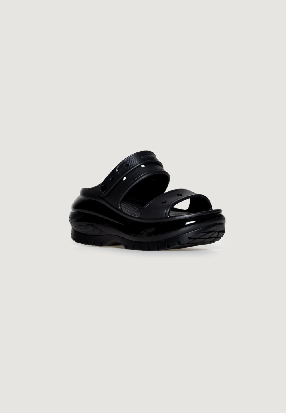 Sandali CROCS classic mega crush sandal Nero - Foto 2