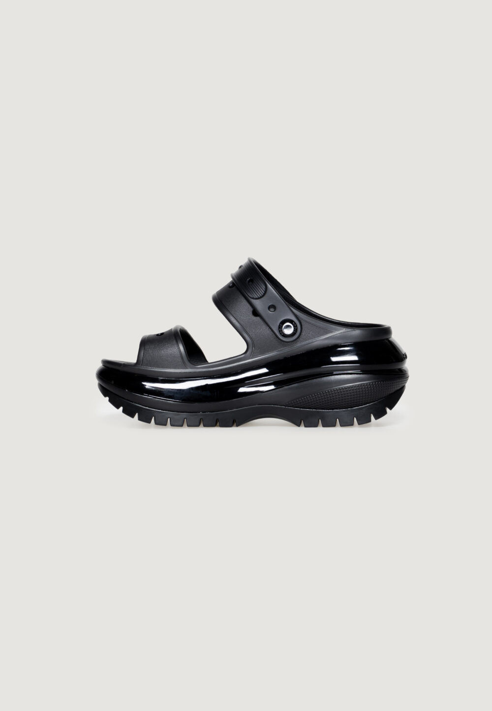 Sandali CROCS classic mega crush sandal Nero - Foto 3