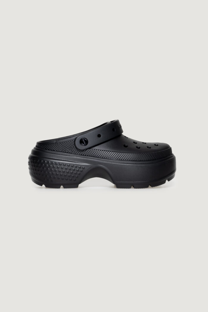 Sandali CROCS stomp clog Nero