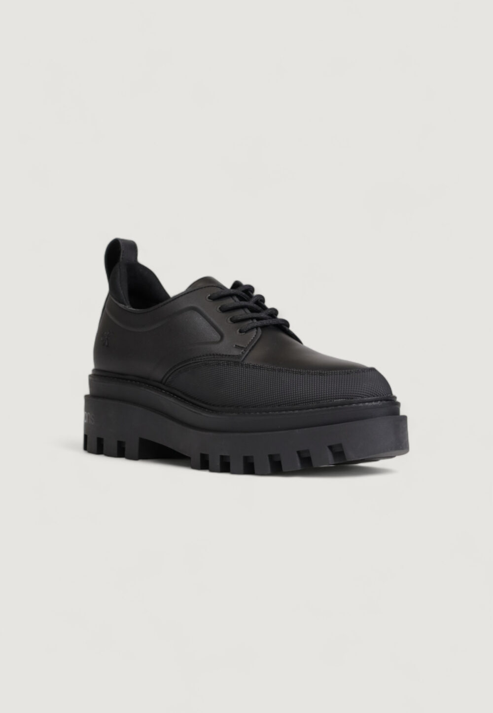 Scarpe basse Calvin Klein Jeans flatform laceup derb Nero - Foto 2