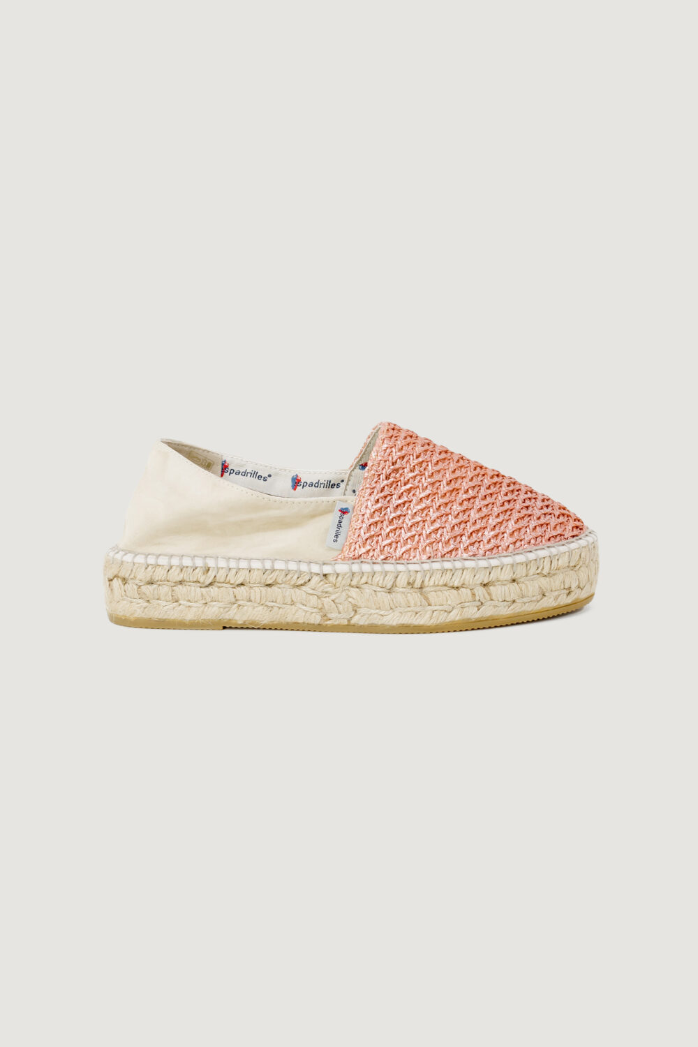 Scarpe basse Espadrilles dommy rafia espadrilles rosa Rosa - Foto 1