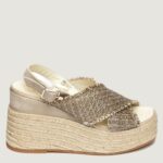 Scarpe con tacco Espadrilles ella rafia Bronzo - Foto 1