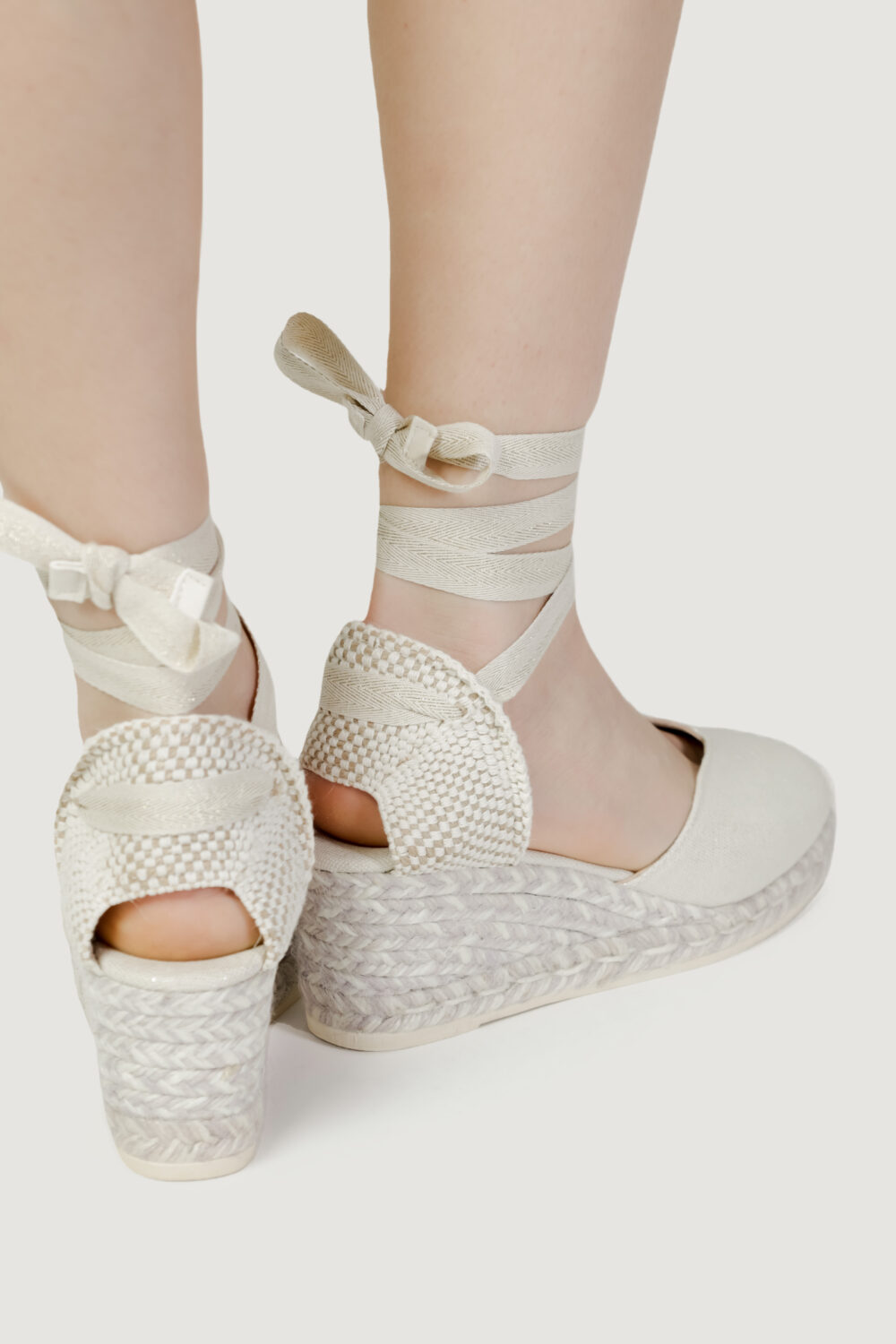 Scarpe con tacco Espadrilles rof t.d crudo Platino - Foto 5