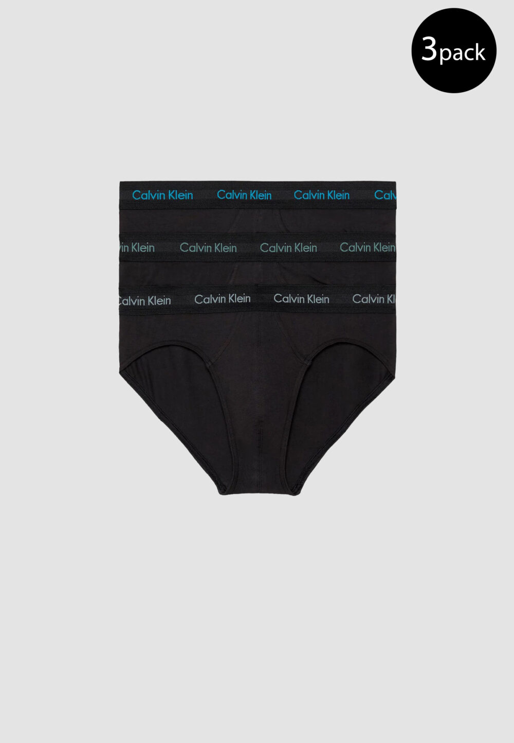 Slip Calvin Klein Underwear hip brief 3pk Nero - Foto 2