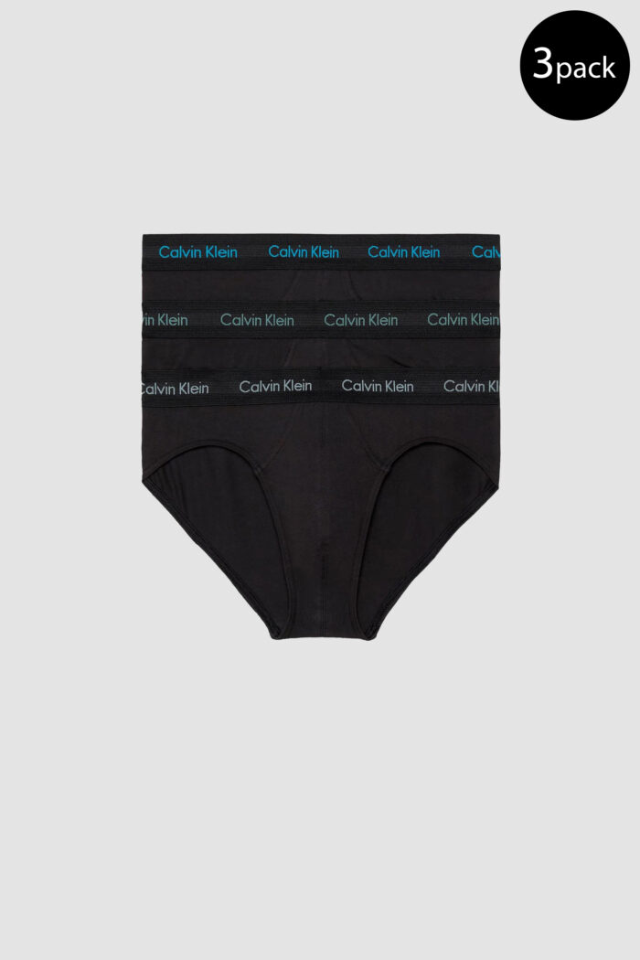 Slip Calvin Klein Underwear hip brief 3pk Nero