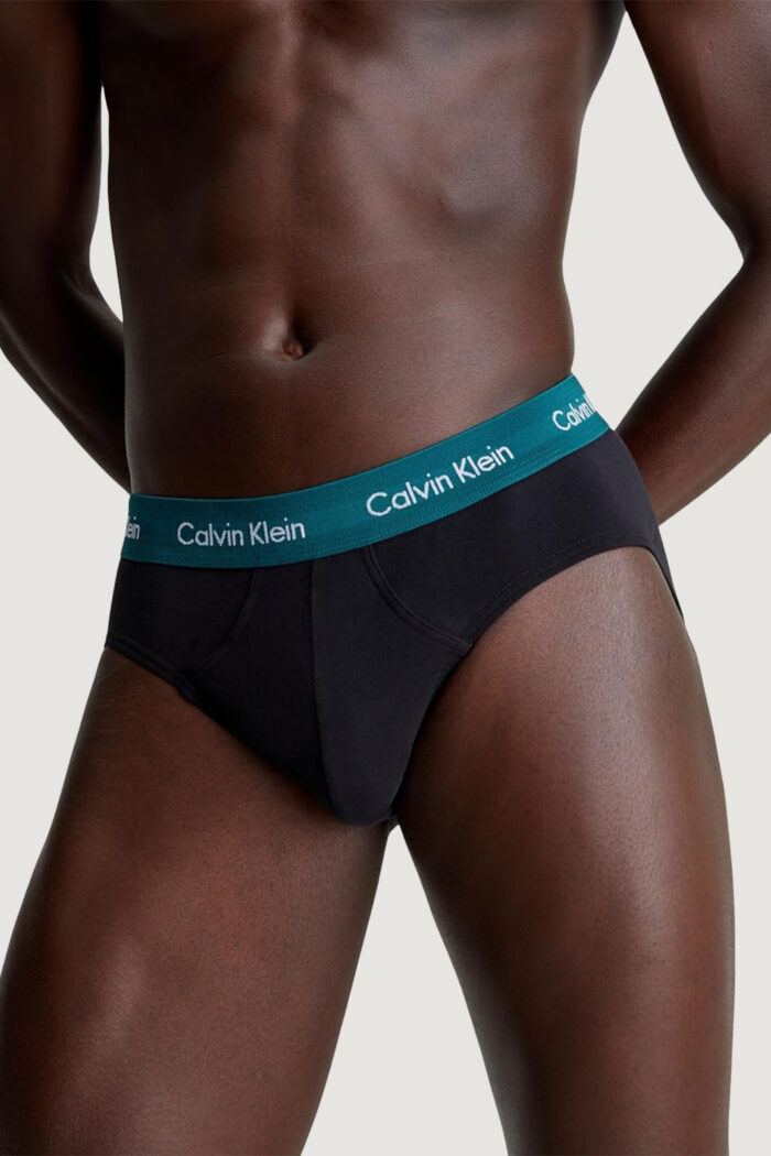 Slip Calvin Klein Underwear hip brief 3pk Nero