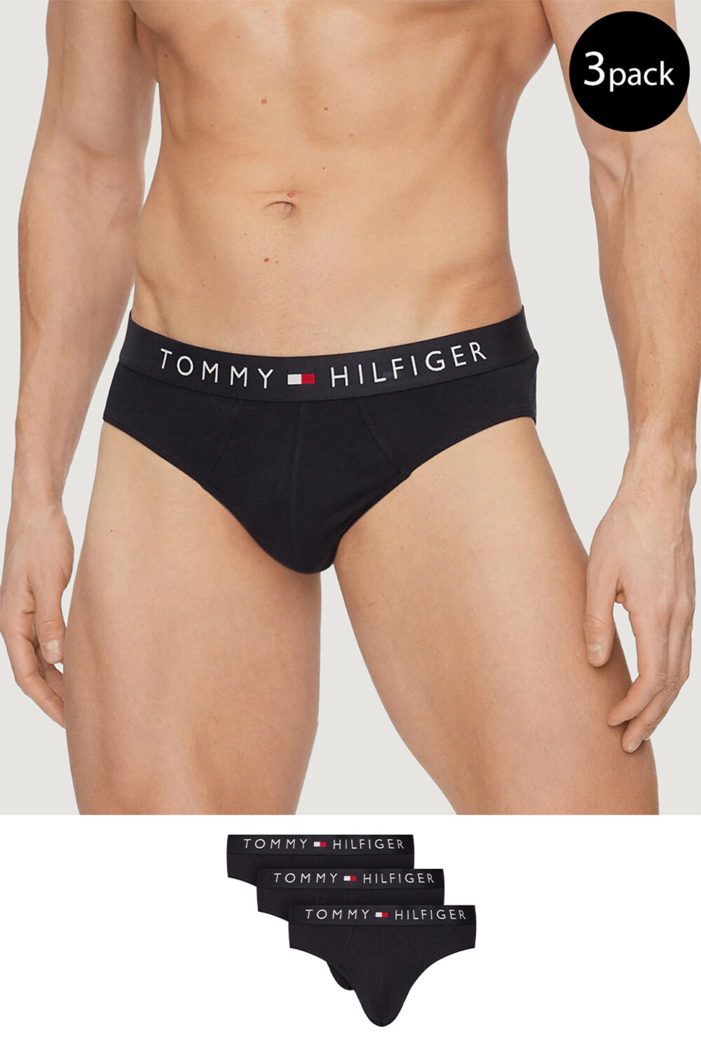 Slip Tommy Hilfiger 3p brief Blu - Foto 1