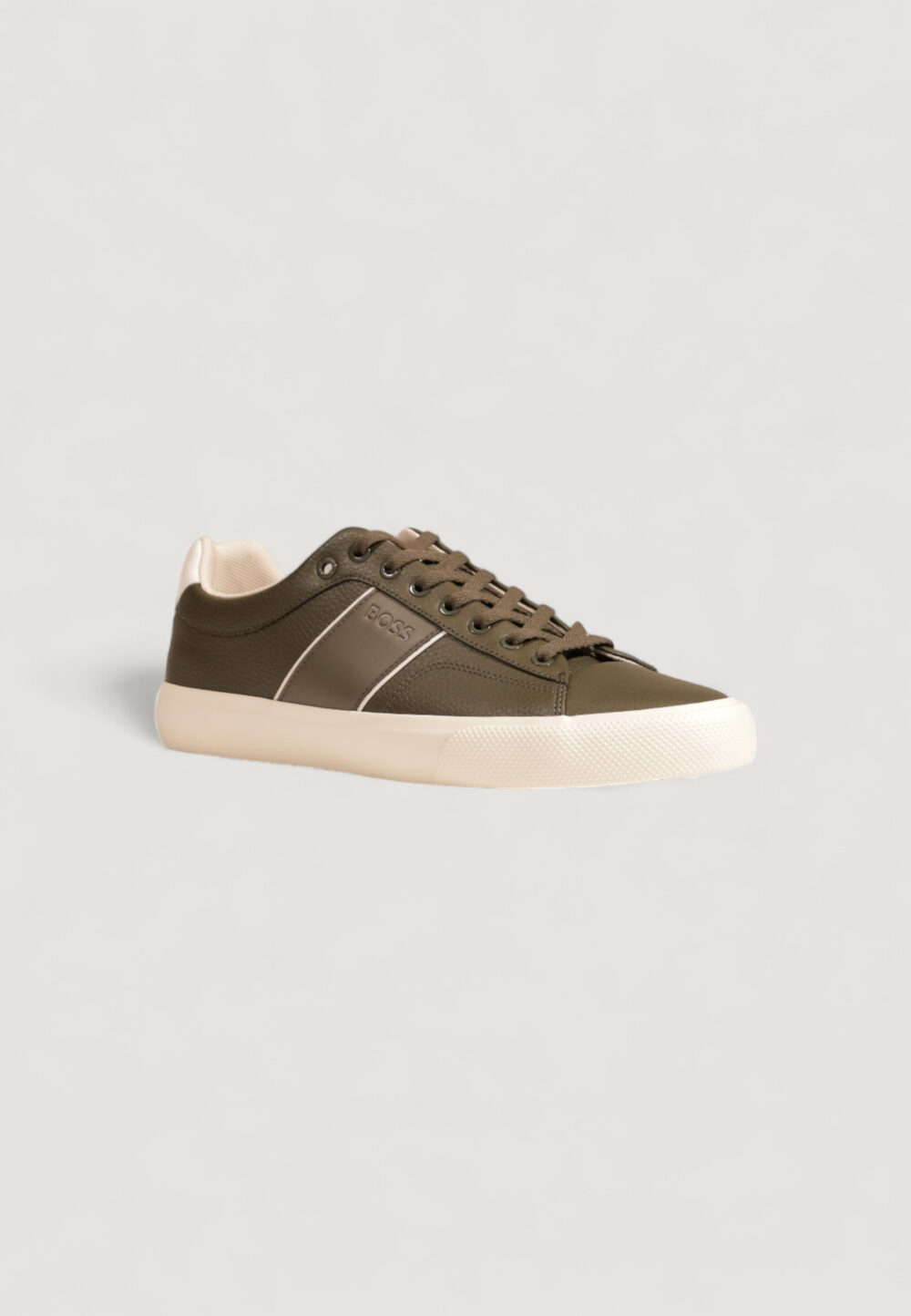 Sneakers Boss aiden_tenn_grltp 10263031 01 Verde Scuro - Foto 3