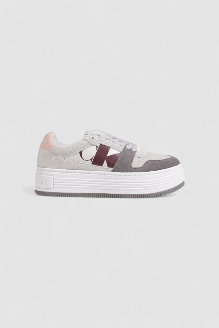 Sneakers Calvin Klein bold platf low mix Grigio