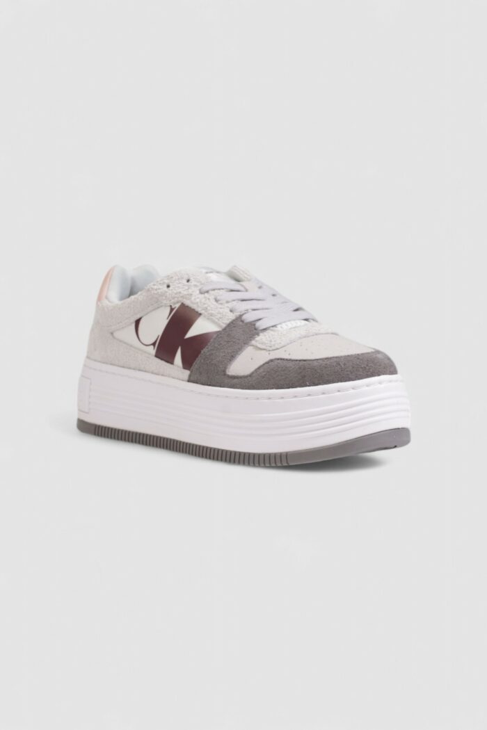 Sneakers Calvin Klein bold platf low mix Grigio