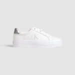 Sneakers Calvin Klein Jeans bold vulc flatf lace Argento - Foto 1