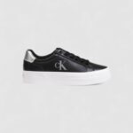 Sneakers Calvin Klein Jeans bold vulc flatf lace Nero - Foto 1