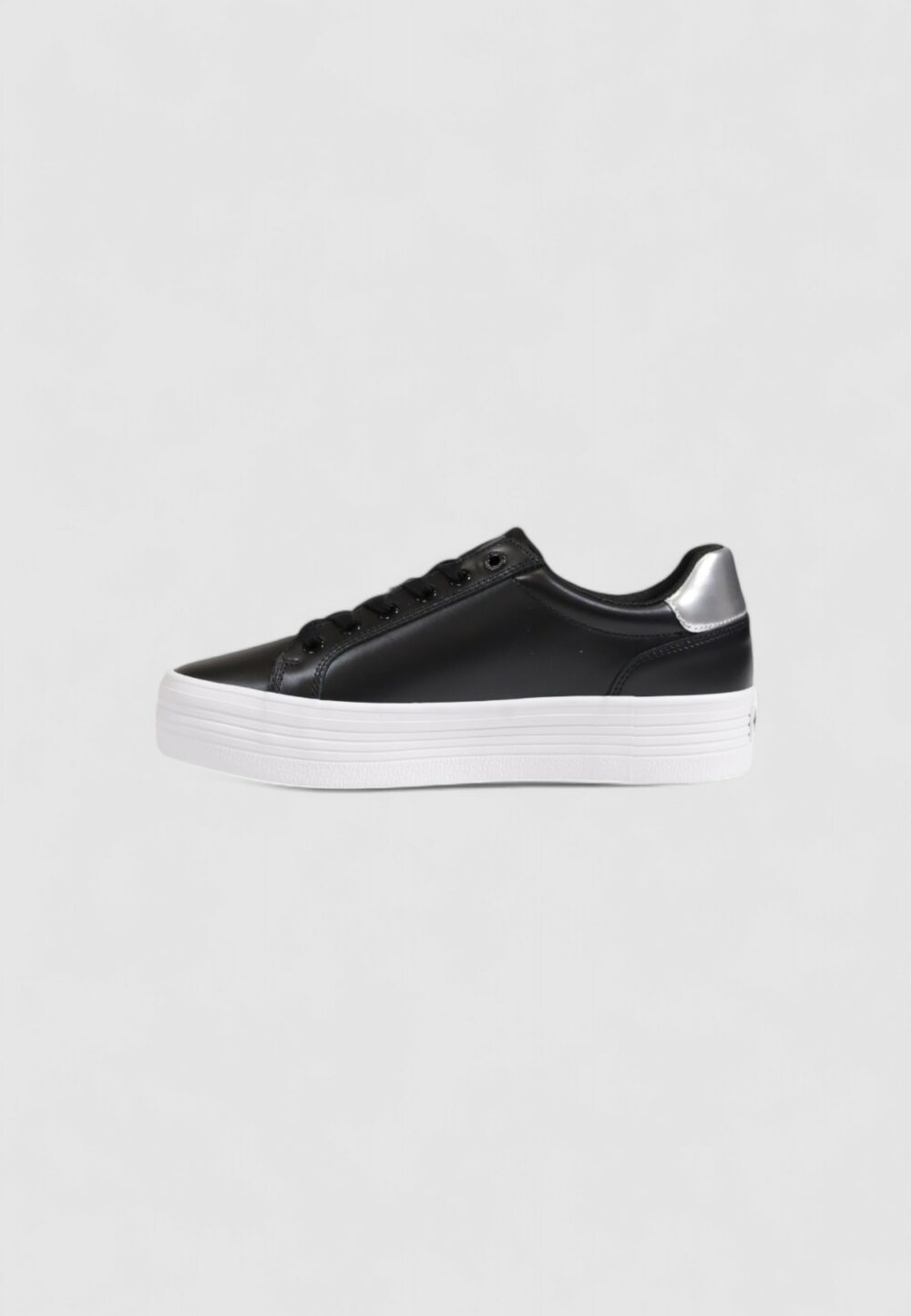 Sneakers Calvin Klein Jeans bold vulc flatf lace Nero - Foto 3