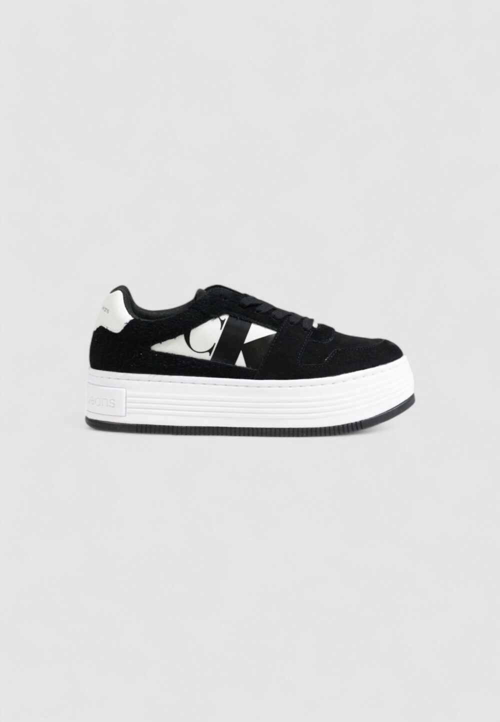 Sneakers Calvin Klein bold platf low mix Nero - Foto 1