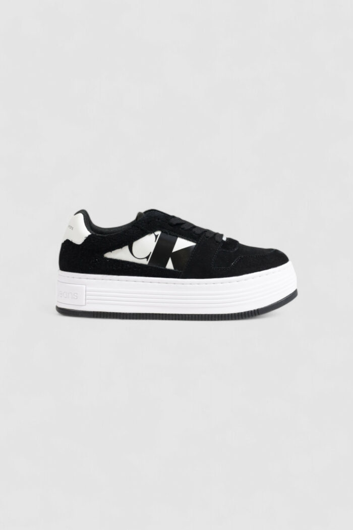 Sneakers Calvin Klein bold platf low mix Nero