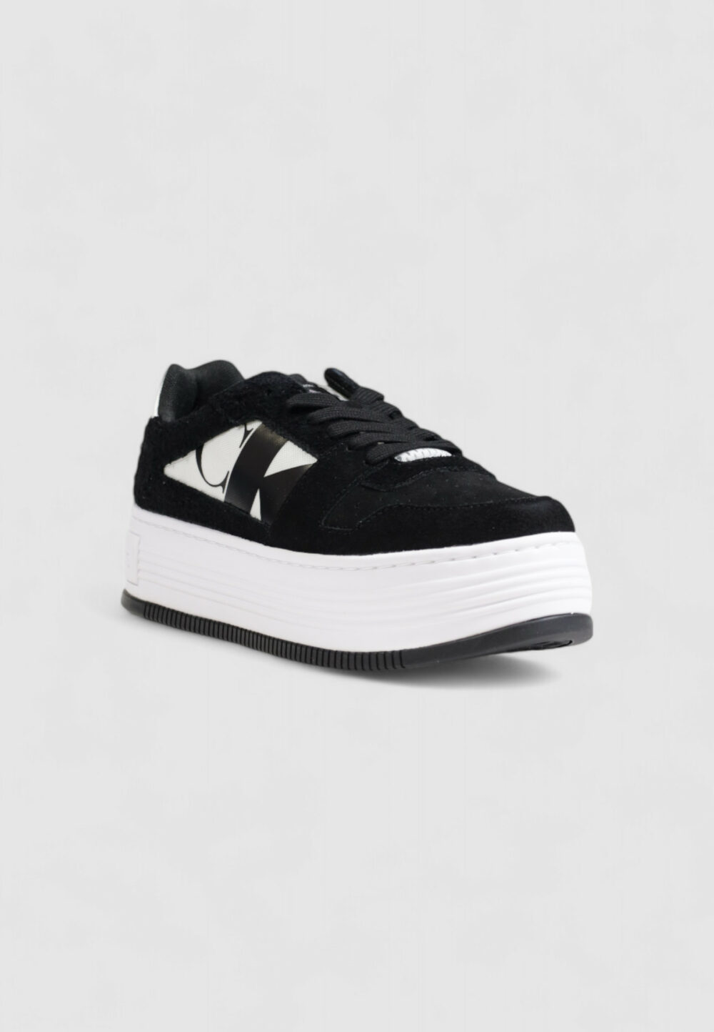 Sneakers Calvin Klein bold platf low mix Nero - Foto 2