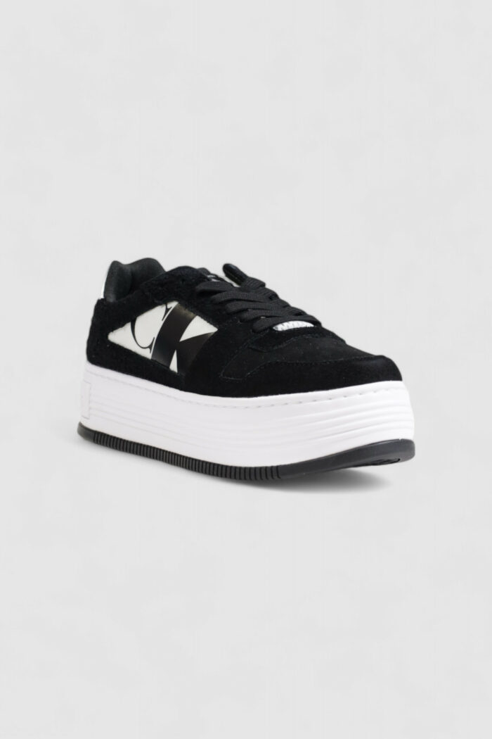 Sneakers Calvin Klein bold platf low mix Nero