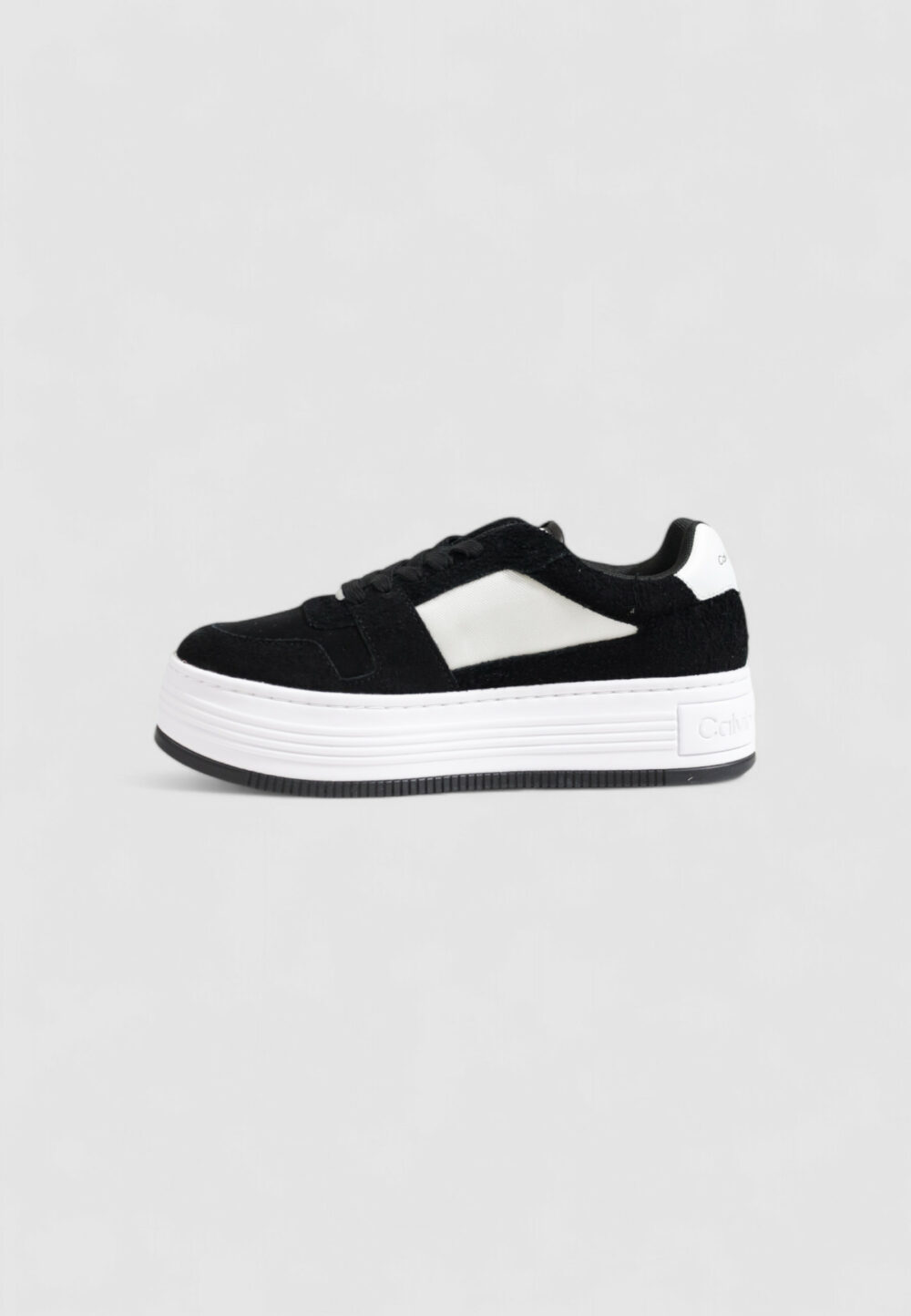 Sneakers Calvin Klein bold platf low mix Nero - Foto 3