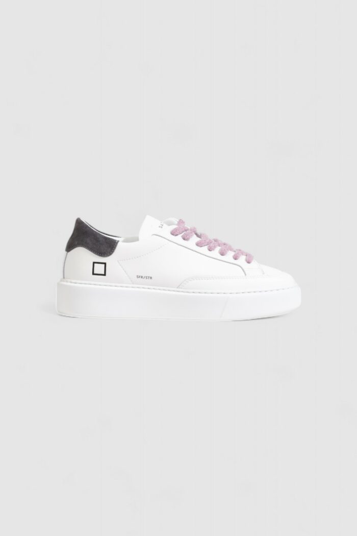 Sneakers D.A.T.E. sfera stripe Grigio