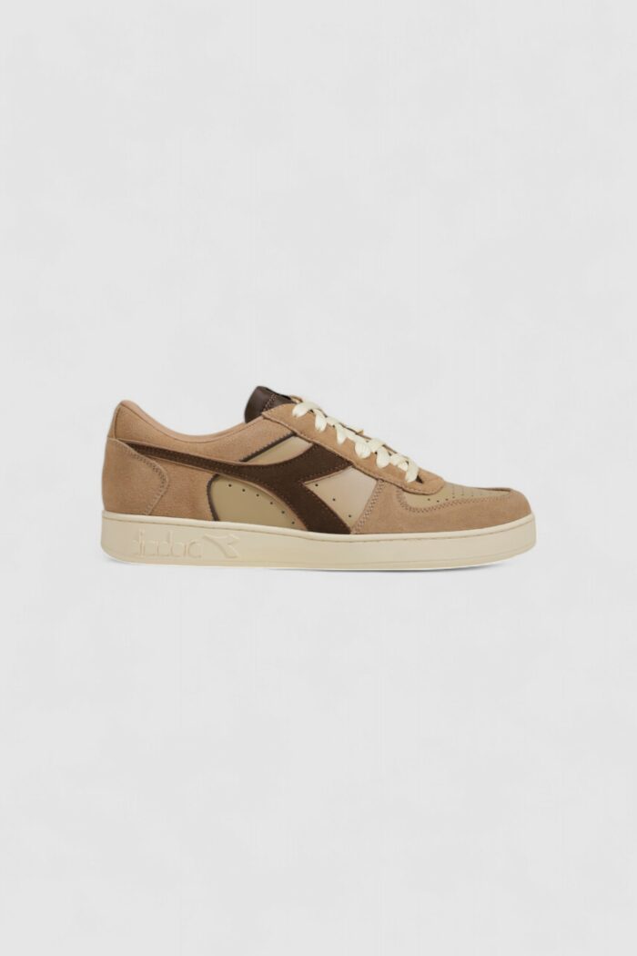 Sneakers Diadora magic basket low suede leather Beige