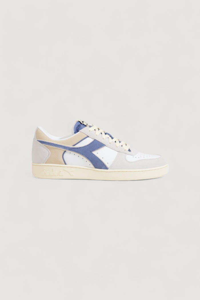 Sneakers Diadora magic basket low suede leather Bianco