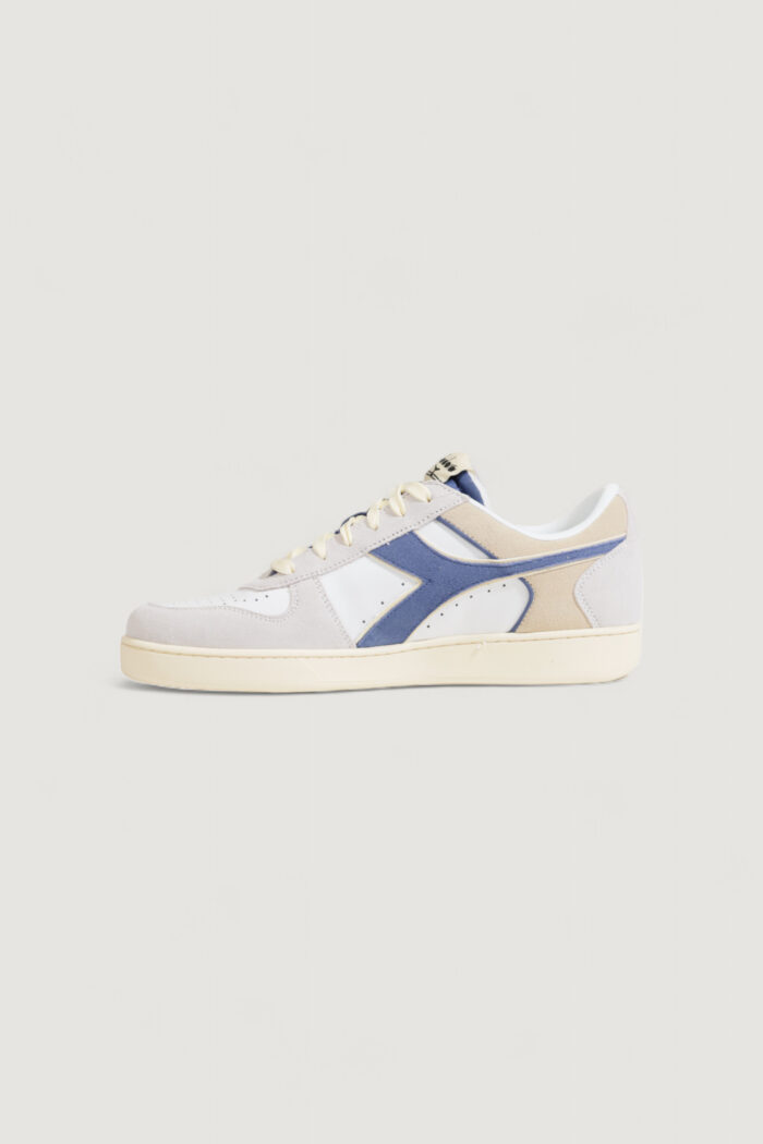 Sneakers Diadora magic basket low suede leather Bianco