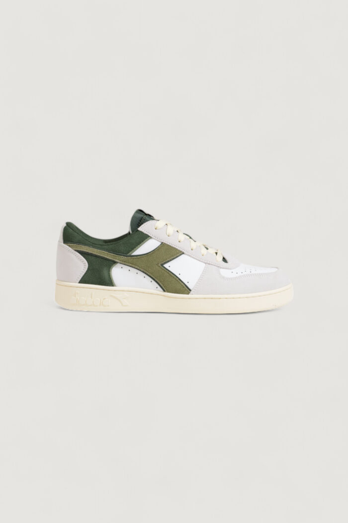 Sneakers Diadora magic basket low suede leather Verde