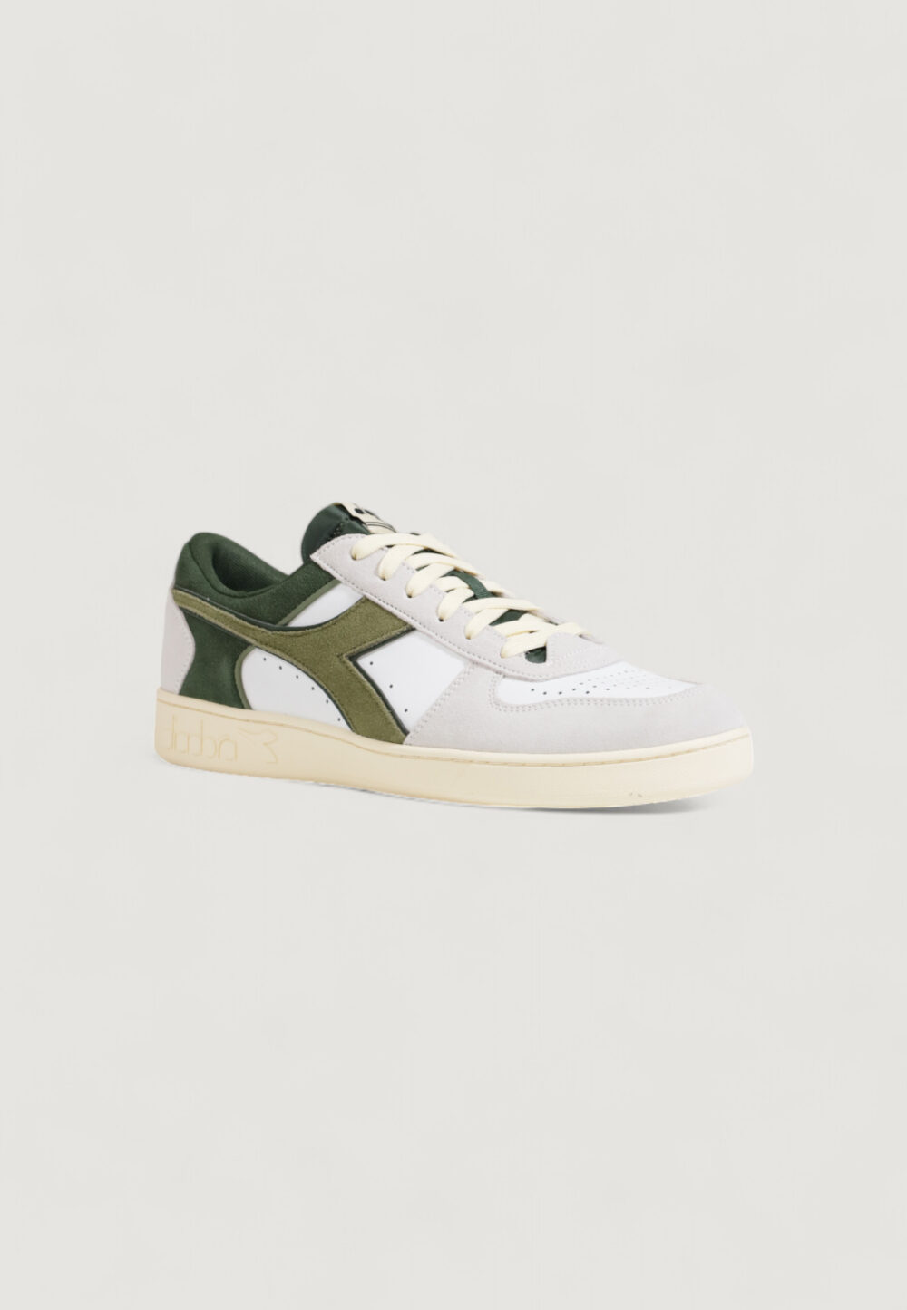 Sneakers Diadora magic basket low suede leather Verde - Foto 3