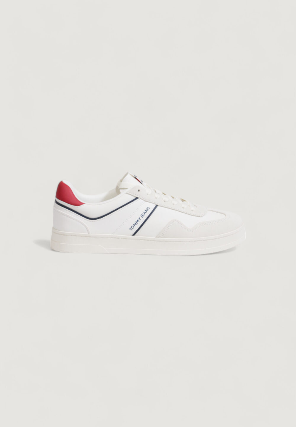 Sneakers Tommy Hilfiger Jeans tjm leather retro cu Bianco - Foto 1