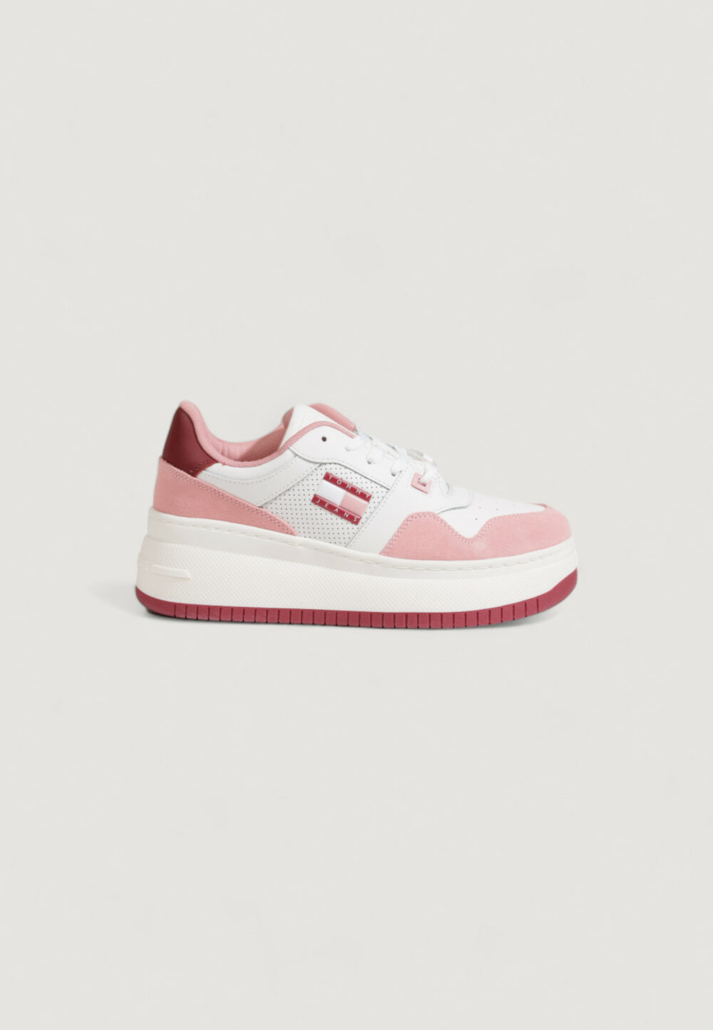 Sneakers Tommy Hilfiger tjw retro basket Rosa - Foto 1