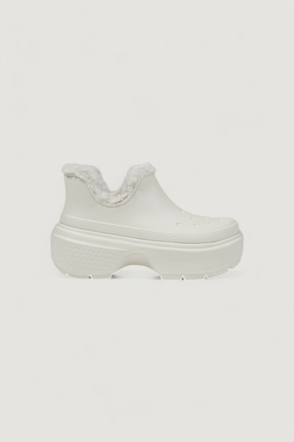 Stivali CROCS stomp lined shorty boot Bianco - Foto 1