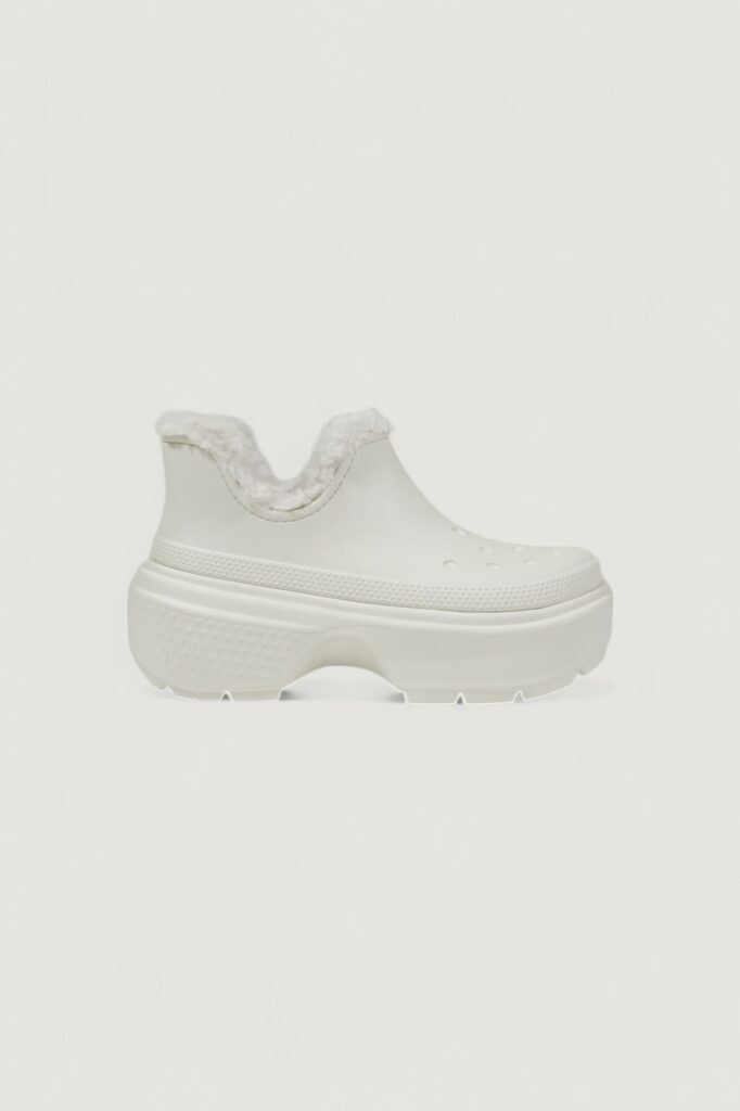 Stivali CROCS stomp lined shorty boot Bianco