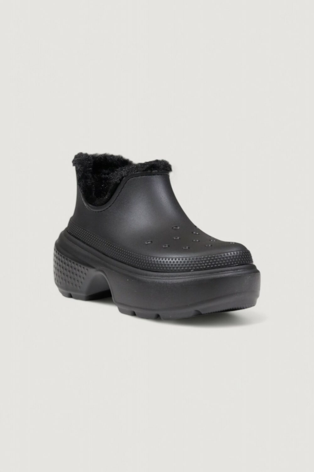 Stivali CROCS stomp lined shorty boot Nero - Foto 2