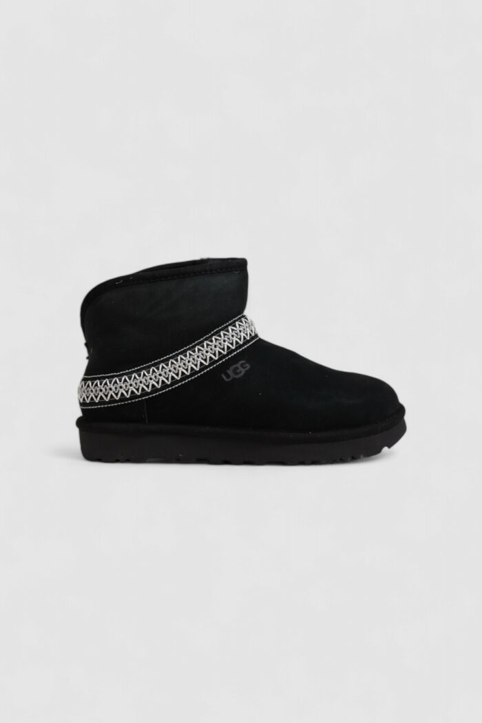 Stivali UGG classic mini crescent Nero