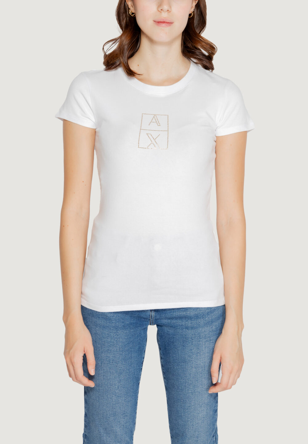 T-shirt Armani Exchange Bianco - Foto 4